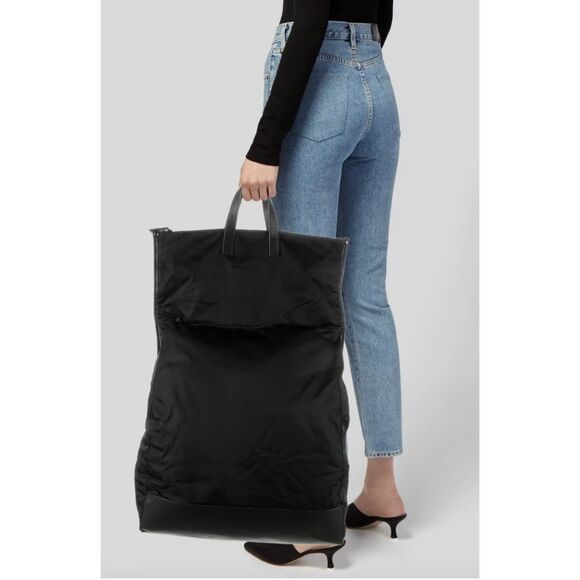 ATM‎ Anthony Thomas Melillo Tote Backpack OS Foldable Convertible Black NWT